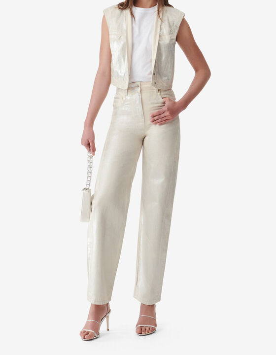 CHANDRA METALLIC JEANS